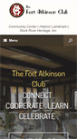 Mobile Screenshot of fortatkinsonclub.org